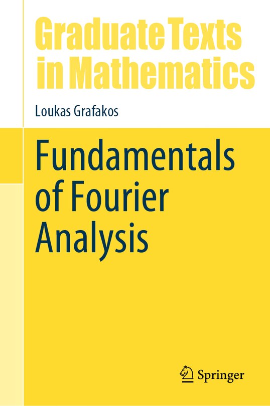 Front cover_Fundamentals of Fourier Analysis