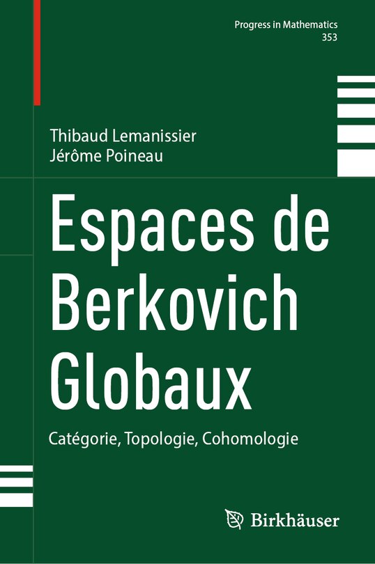 Couverture_Espaces de Berkovich Globaux
