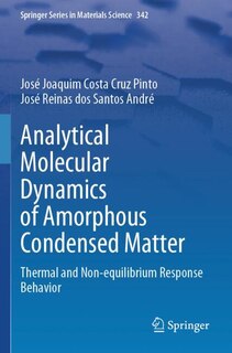 Couverture_Analytical Molecular Dynamics of Amorphous Condensed Matter