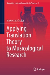 Front cover_Applying Translation Theory to Musicological Research