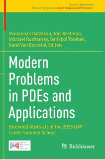 Front cover_Modern Problems in PDEs and Applications