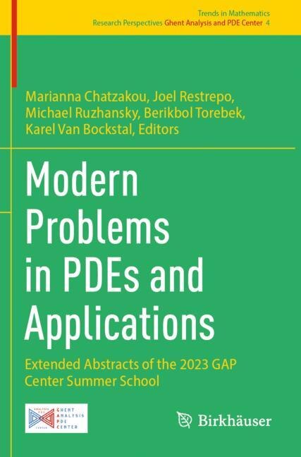 Front cover_Modern Problems in PDEs and Applications