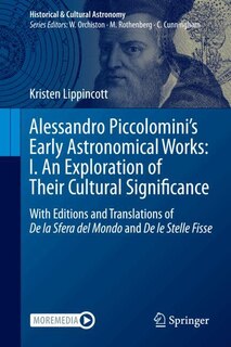 Front cover_Alessandro Piccolomini's Early Astronomical Works