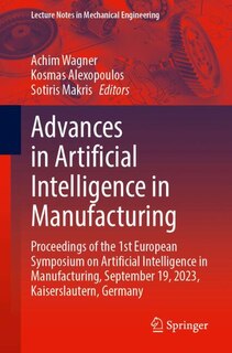 Couverture_Advances in Artificial Intelligence in Manufacturing