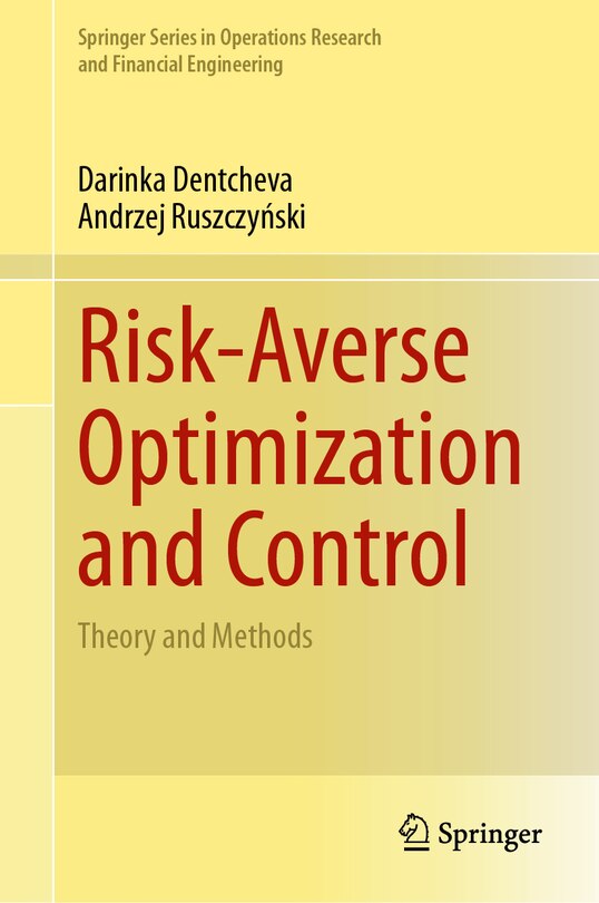 Front cover_Risk-Averse Optimization and Control