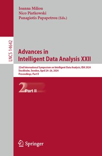 Couverture_Advances in Intelligent Data Analysis XXII