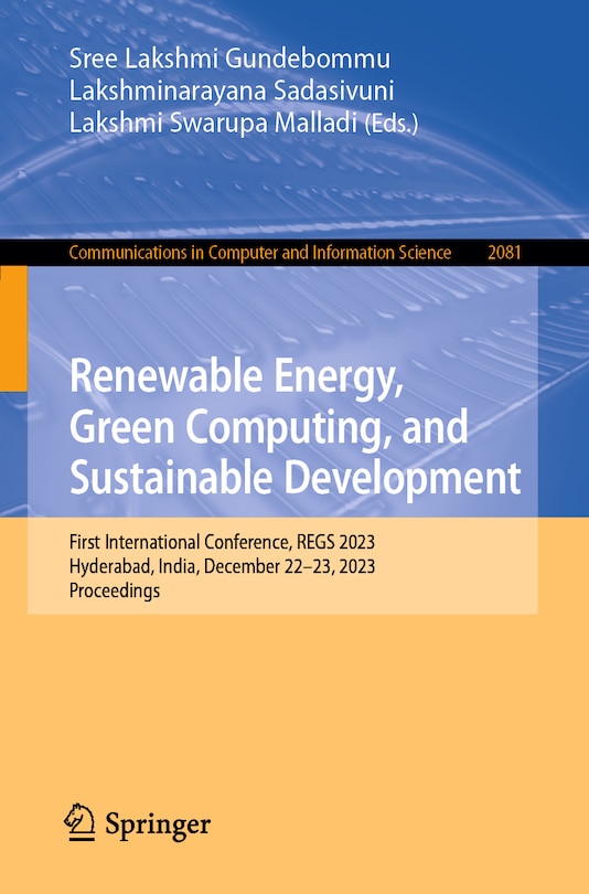 Couverture_Renewable Energy, Green Computing, and Sustainable Development