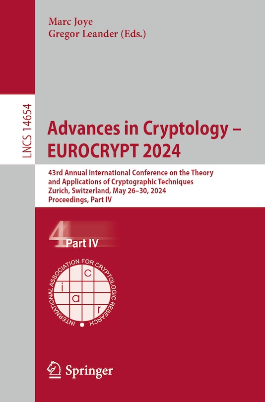 Couverture_Advances in Cryptology - EUROCRYPT 2024