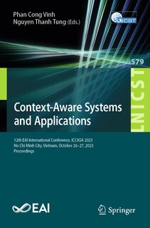 Front cover_Context-Aware Systems and Applications