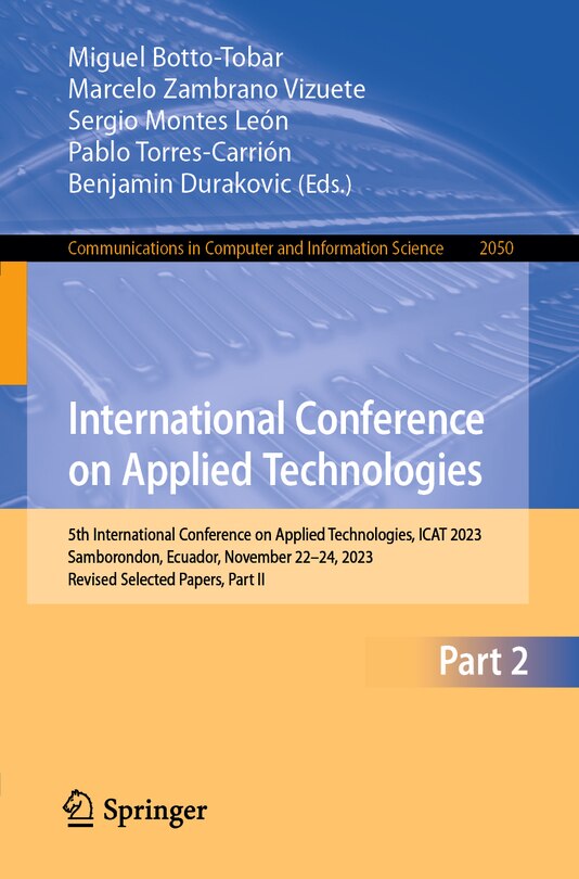 Front cover_International Conference on Applied Technologies