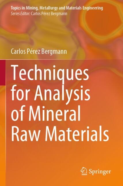 Couverture_Techniques for Analysis of Mineral Raw Materials