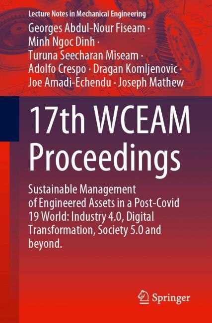 Front cover_17th WCEAM Proceedings