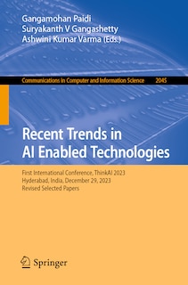 Front cover_Recent Trends in AI Enabled Technologies