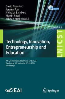 Couverture_Technology, Innovation, Entrepreneurship and Education