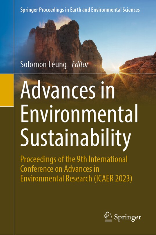 Front cover_Advances in Environmental Sustainability
