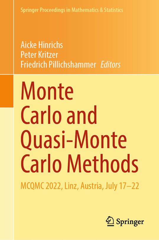 Couverture_Monte Carlo and Quasi-Monte Carlo Methods