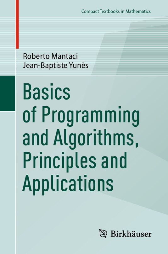 Front cover_Basics of Programming and Algorithms, Principles and Applications