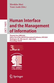 Couverture_Human Interface and the Management of Information