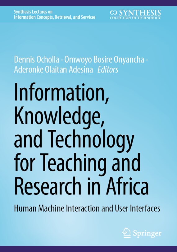 Front cover_Information, Knowledge, and Technology for Teaching and Research in Africa