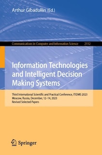 Front cover_Information Technologies and Intelligent Decision Making Systems