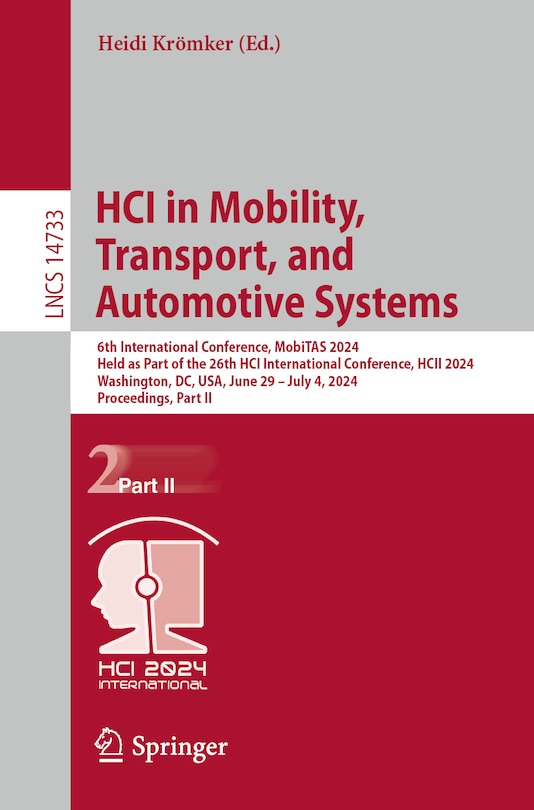 Front cover_HCI in Mobility, Transport, and Automotive Systems