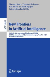 Front cover_New Frontiers in Artificial Intelligence