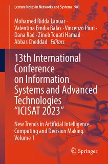 Front cover_13th International Conference on Information Systems and Advanced Technologies ICISAT 2023