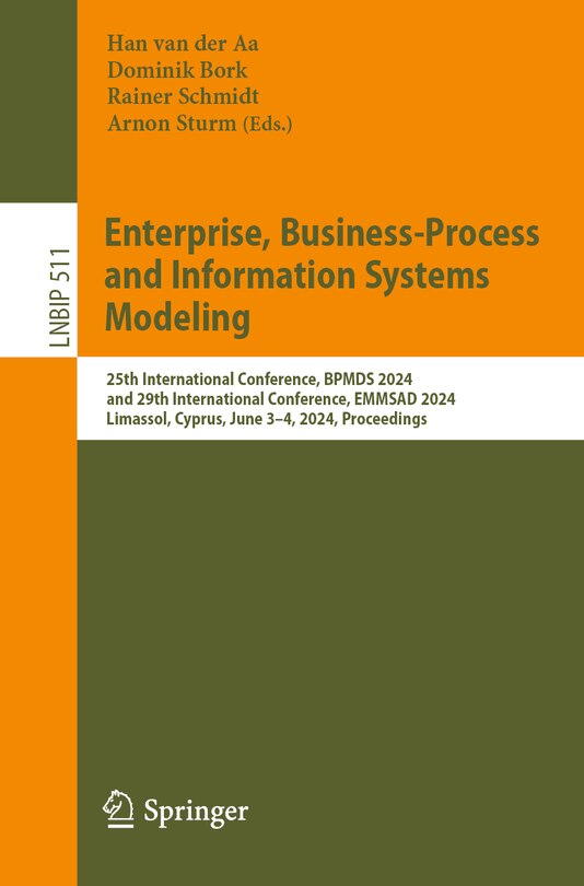 Front cover_Enterprise, Business-Process and Information Systems Modeling