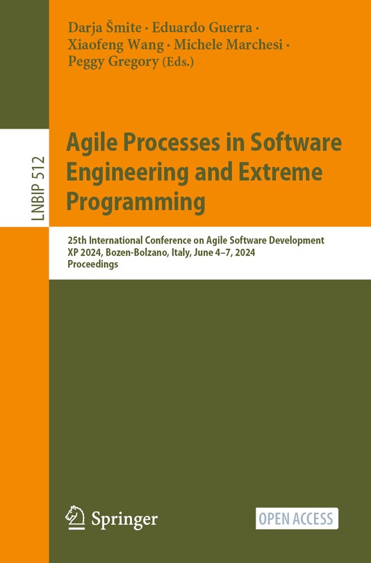 Front cover_Agile Processes in Software Engineering and Extreme Programming
