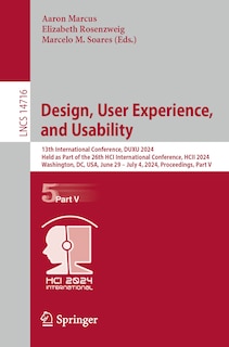 Front cover_Design, User Experience, and Usability