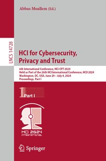 Front cover_HCI for Cybersecurity, Privacy and Trust