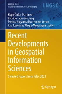 Couverture_Recent Developments in Geospatial Information Sciences