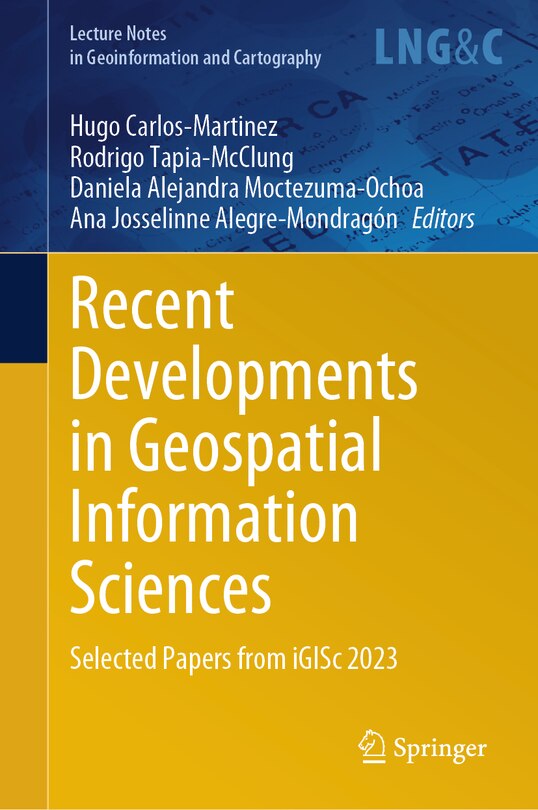 Couverture_Recent Developments in Geospatial Information Sciences