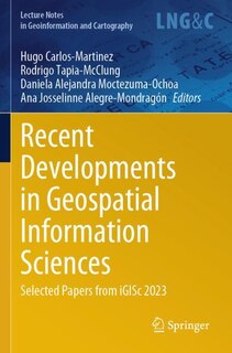 Front cover_Recent Developments in Geospatial Information Sciences