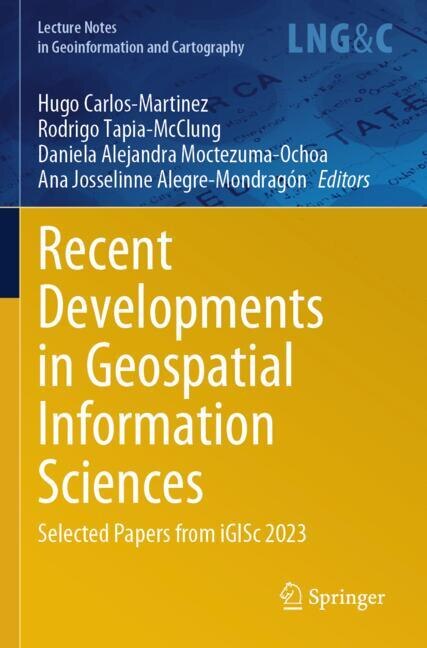 Front cover_Recent Developments in Geospatial Information Sciences