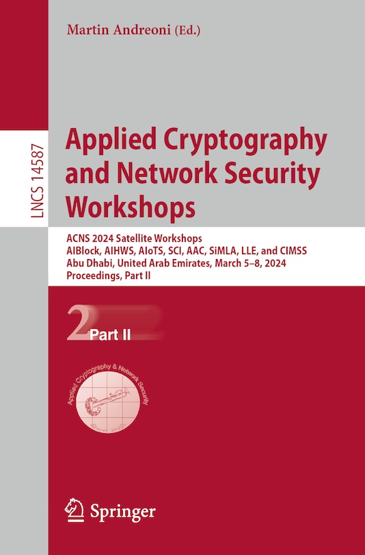 Front cover_Applied Cryptography and Network Security Workshops