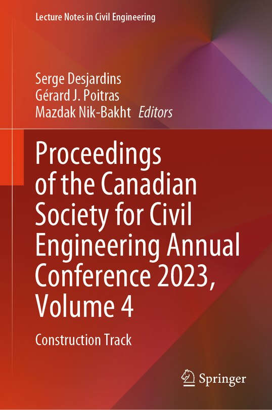 Front cover_Proceedings of the Canadian Society for Civil Engineering Annual Conference 2023, Volume 4