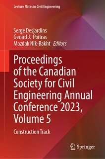Front cover_Proceedings of the Canadian Society for Civil Engineering Annual Conference 2023, Volume 5