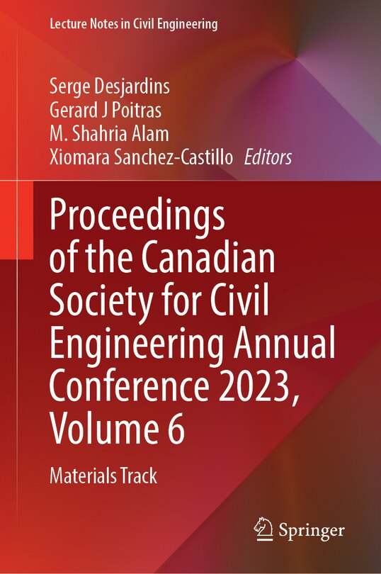 Front cover_Proceedings of the Canadian Society for Civil Engineering Annual Conference 2023, Volume 6