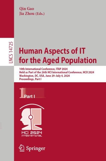 Front cover_Human Aspects of IT for the Aged Population