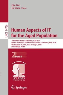 Front cover_Human Aspects of IT for the Aged Population