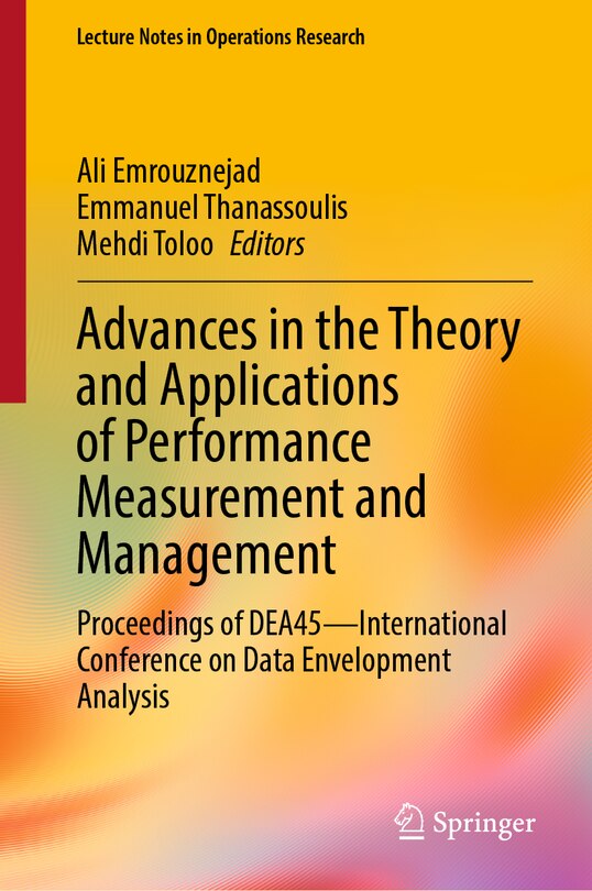 Couverture_Advances in the Theory and Applications of Performance Measurement and Management