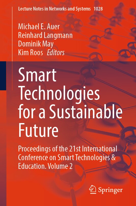 Front cover_Smart Technologies for a Sustainable Future