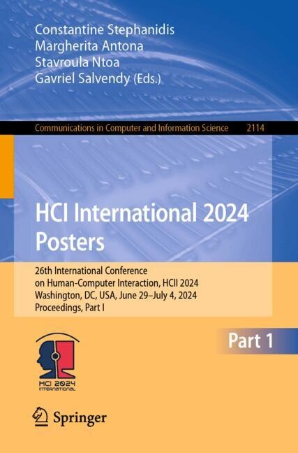Front cover_HCI International 2024 Posters