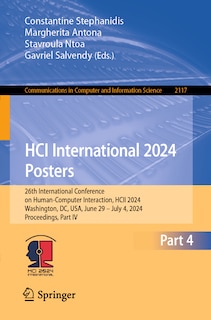 Front cover_HCI International 2024 Posters