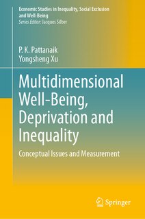 Couverture_Multidimensional Well-Being, Deprivation and Inequality