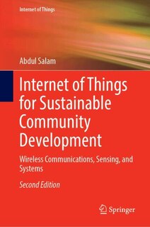 Front cover_Internet of Things for Sustainable Community Development