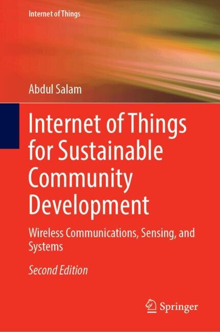 Front cover_Internet of Things for Sustainable Community Development