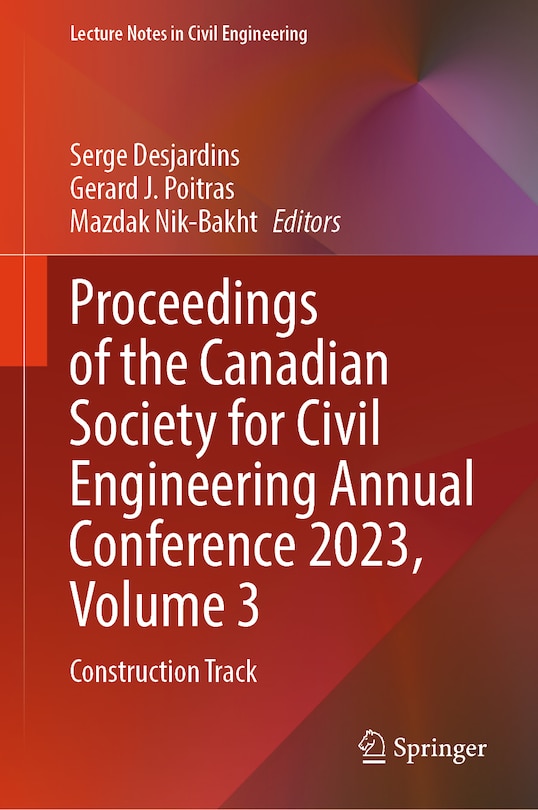 Couverture_Proceedings of the Canadian Society for Civil Engineering Annual Conference 2023, Volume 3