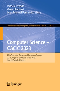 Front cover_Computer Science - CACIC 2023